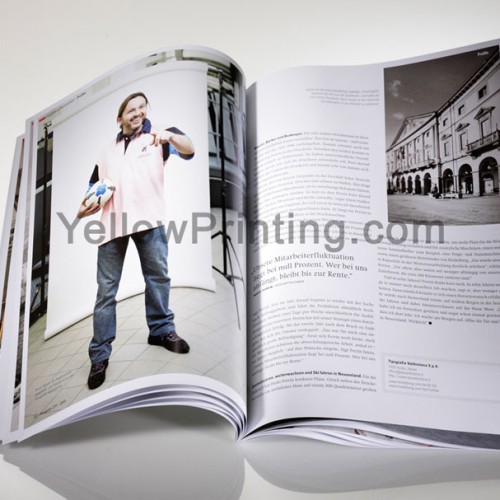 Catalogue printing with company logo